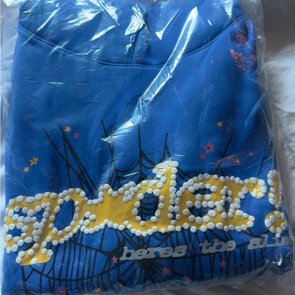 1:1 Sp5der Blue/Yellow Hoodie